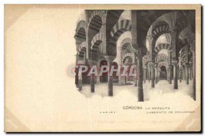 Old Postcard Cordoba Mezquita Laberinto De Columnas