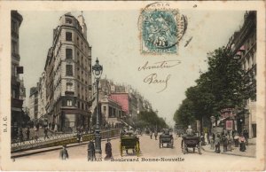 CPA B.J.C. TINTED PARIS Boulevard Bonne-Nouvelle (49297)