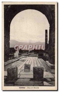 Old Postcard Italy Italia pompei Arco di Nerone