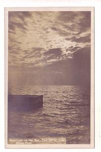 Real Photo, Moonlight on the Bay, Port Dover, Ontario, Gordon Photo