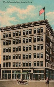 Vintage Postcard Marsh Place Building Landmark Waterloo Iowa IA Fergason Pub.