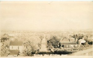 Postcard Montana Helena RPPC Birdseye View C-1930 23-3602