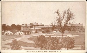 Fort Slocum New Rochelle NY Athletic Field c1920s-30s Postcard