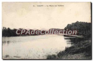 Postcard Old Lagny Marne to Vallieres
