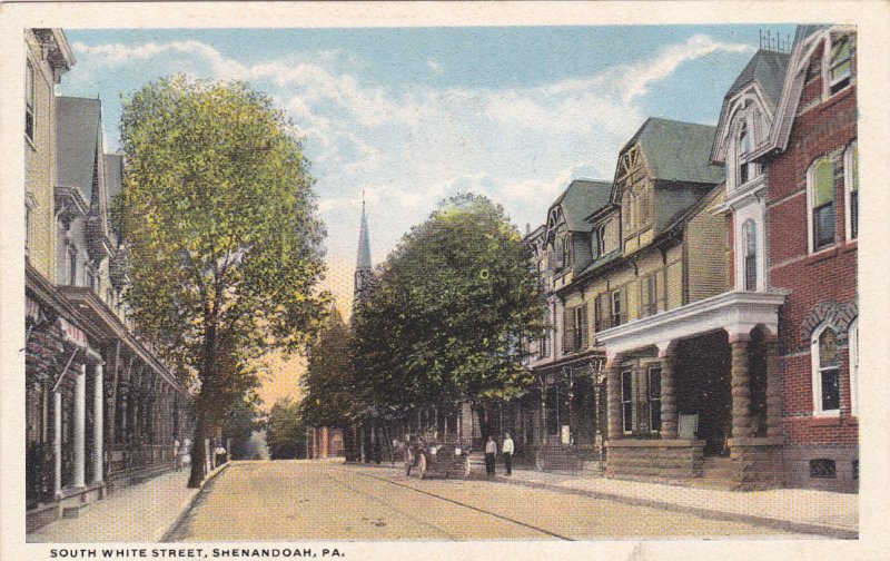 SHENANDOAH, Pennsylvania, 1900-1910's; South White Street