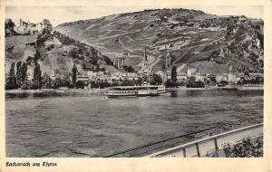 B98281 bacharach am rhein ship bateaux germany