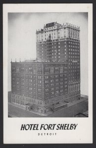 Michigan DETROIT Hotel Fort Shelby Towering 22 Stories with 900 rooms ~ WB