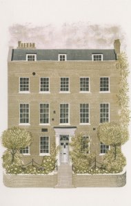 Kelmscott House Mansion Upper Mall Hammersmith London Postcard