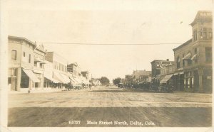 Postcard RPPC Colorado Delta Main Street North B5727 23-9931