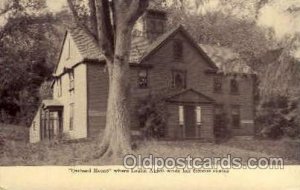 Orcard House, Louisa Alcott Famous People Unused 