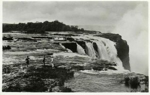 rhodesia, Victoria Falls, Rapids above Main Falls (1930s) RPPC