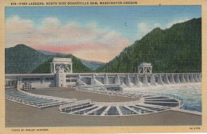 US    PC1266  FISH LADDERS, SONNEVILLE DAM, WASHINGTON, OREGON