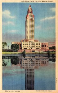 Louisiana Baton Rouge The State Capitol Curteich