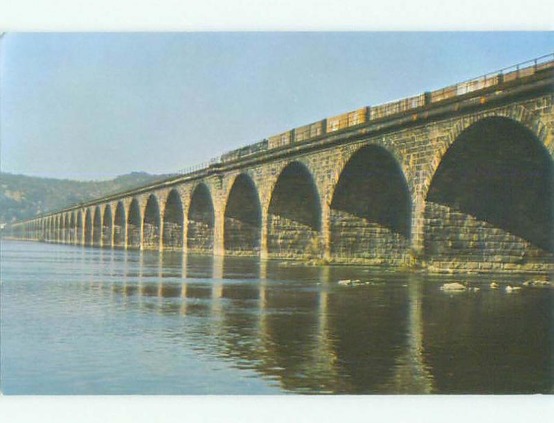 Unused Pre-1980 BRIDGE SCENE Harrisburg Pennsylvania PA HQ9105