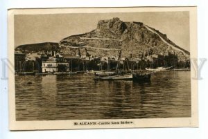 494901 SPAIN Alicante Santa Barbara Castle Vintage Roisin postcard