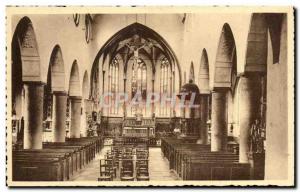 Old Postcard Limburg Interior of I & # 39Eglise