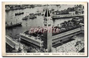 Old Postcard Italy italia Piazza Venezia Marco S e Campanile