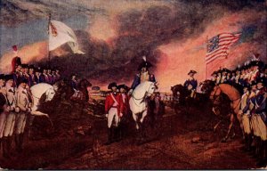 History Surrender Of Cornwallis Yorktown 10 October 1781