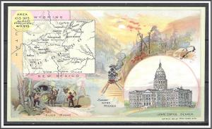 Colorado Youth's Companion Map c1891