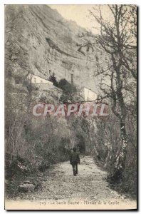 Old Postcard La Sainte Baume Montee de la Grotte