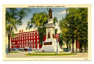 CT - Waterbury. Soldiers' Monument