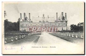 Old Postcard Chateau de Rosny Entree