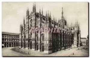 Italy Italia Old Postcard Duomo