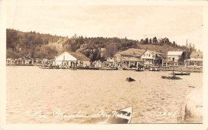 Ivry-Nord Quebec Canada Lac Manitou Water Front Real Photo Postcard JJ649519