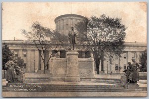 Columbus Ohio 1908 J. Murray Jordan Postcard The McKinley Memorial