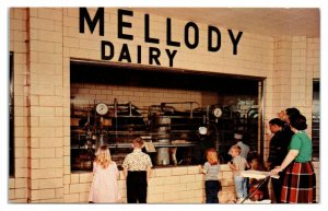 Mellody Dairy, Hawthorn-Mellody Farms, Libertyville, IL Postcard *6S(2)6
