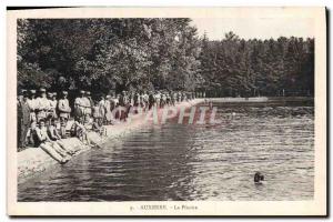 Old Postcard Auxerre Pool