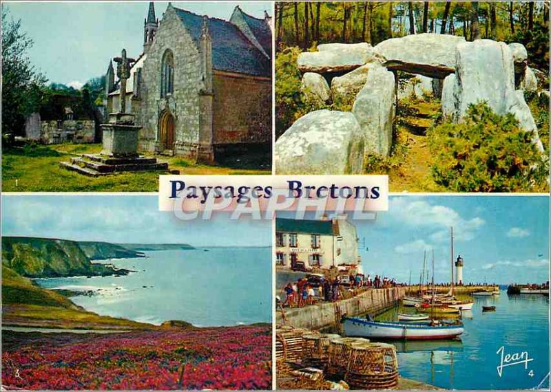 Postcard Modern Brittany Breton Landscape Breton Dolmen Cote Port Breton