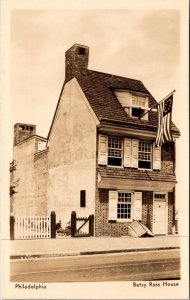 Pennsylvania Philadelphia Betsy Ross House Real Photo