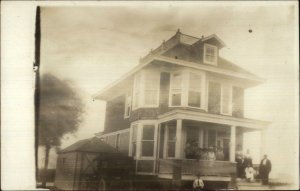 Ramblersville Hawtree Creek Howard Beach Queens NY Real Photo Postcard #1