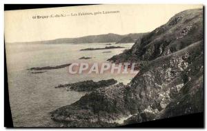 Old Postcard Erquy Les Pres Cliffs Lanrouen