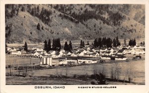 J67/ Osburn Idaho RPPC Postcard c1948 Homes Farms Barns  32