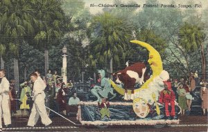 Tampa FL, Children's Parade Gasparilla Festival, Teich Linen 1930s Nursery Rhyme