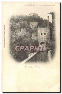 Old Postcard Moulins Saint Denis Annonay
