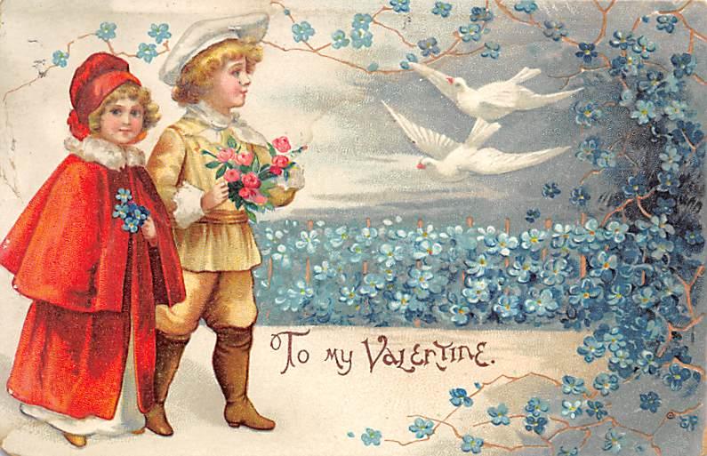 International Art Publishing Company Damaged Valentines Day 1909 