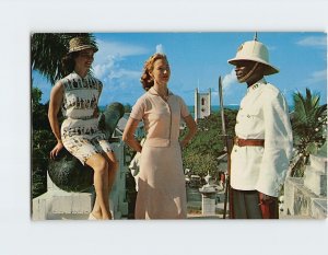 Postcard Nassaus smartly uniformed policemen Nassau Bahamas