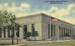 Oak Park, IL USA Post Office Unused 