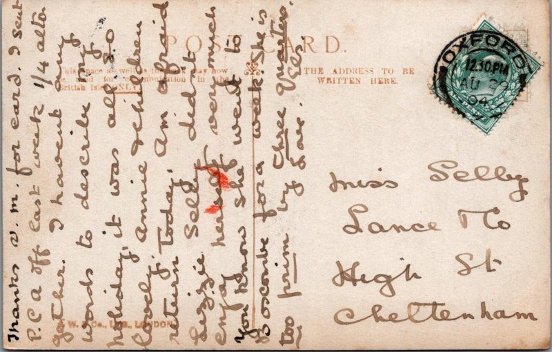 Oxfordshire Postcard - Lincoln College   XT153