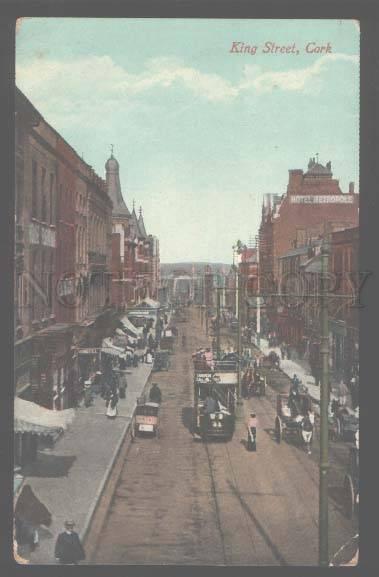 105344 IRELAND King street Cork Vintage photo PC