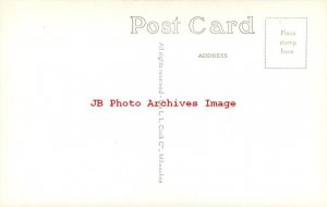 IA, Audubon, Iowa, RPPC, Post Office Building, Exterior View, LL Cook No D-599