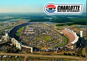 Aerial View Charlotte Motor Speedway NASCAR Postcard A13