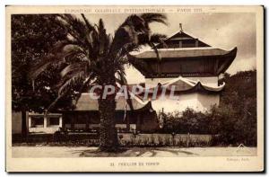 Old Postcard International Colonial Exposition in 1931 Pavilion of Tonkin Paris