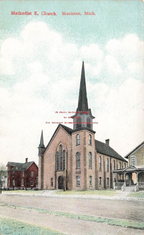 MI, Manistee, Michigan, Methodist Episcopal Church, Bosselman No 10943