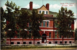 Postcard South Side School in Billings, Montana