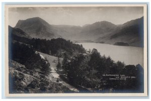 c1910's Buttermere Lake Honister Crag Lake District England RPPC Photo Postcard
