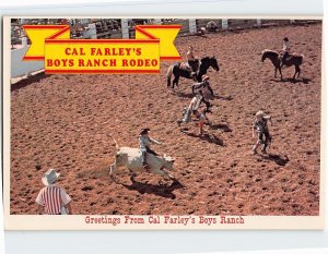 Postcard Rodeo, Greetings From Cal Farley's Boys Ranch, Texas